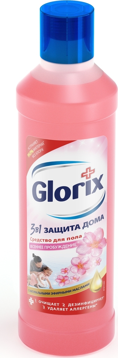 фото Средство для мытья пола Glorix "Весеннее пробуждение", 1 л