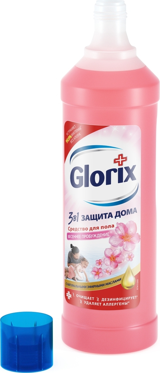 фото Средство для мытья пола Glorix "Весеннее пробуждение", 1 л