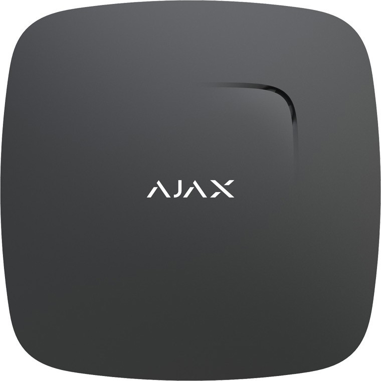 Ajax FireProtect, Black датчик дыма с температурным сенсором