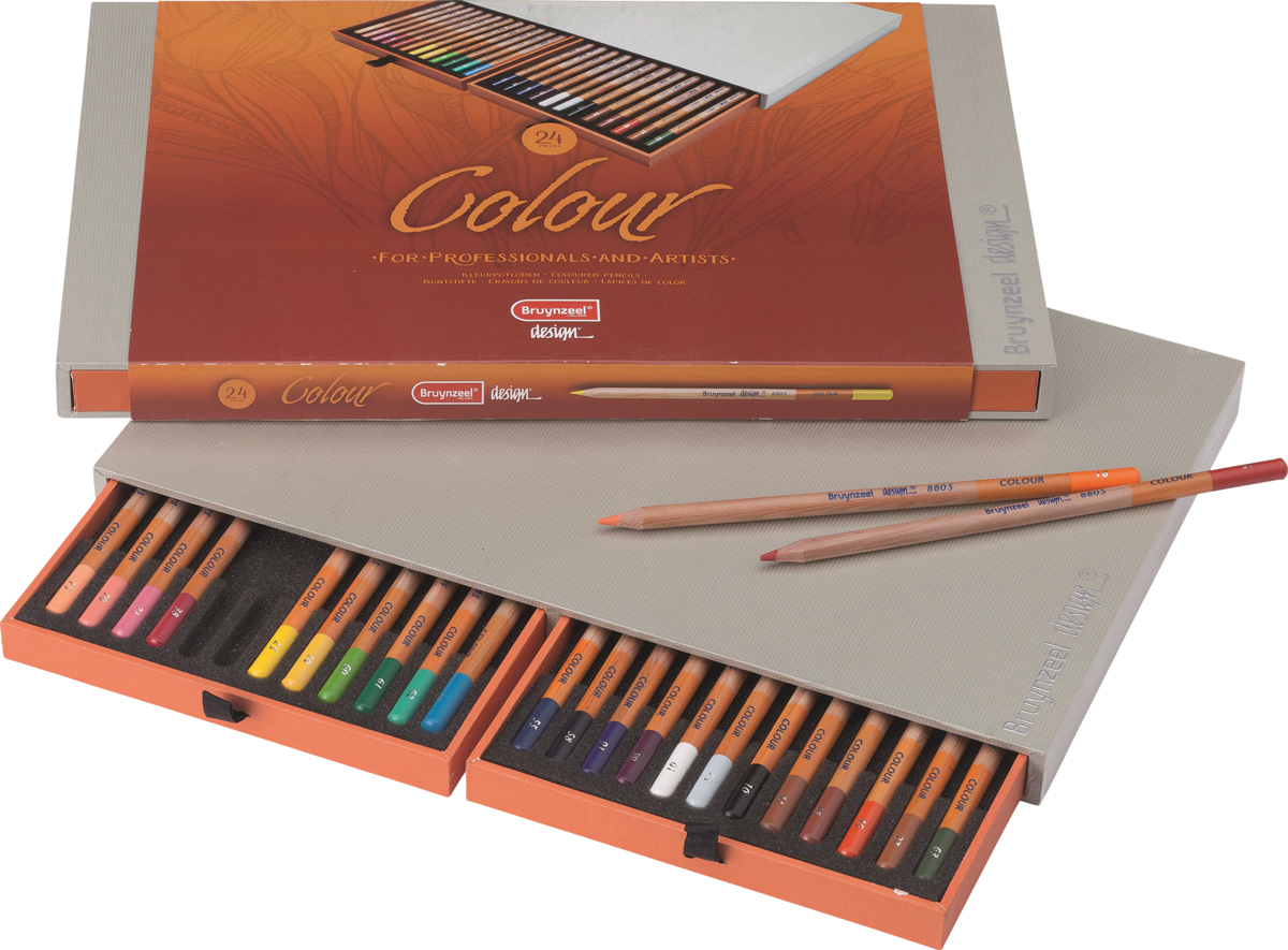 Bruynzeel  цветных карандашей Design 24 цвета —  в интернет .