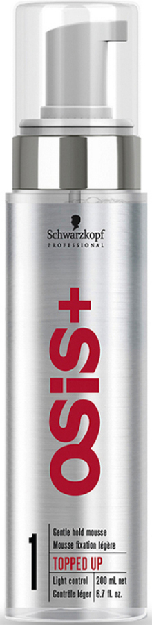 фото OSiS+ Неаэрозольный мусс легкой фиксации Topped Up, 200 мл Schwarzkopf professional