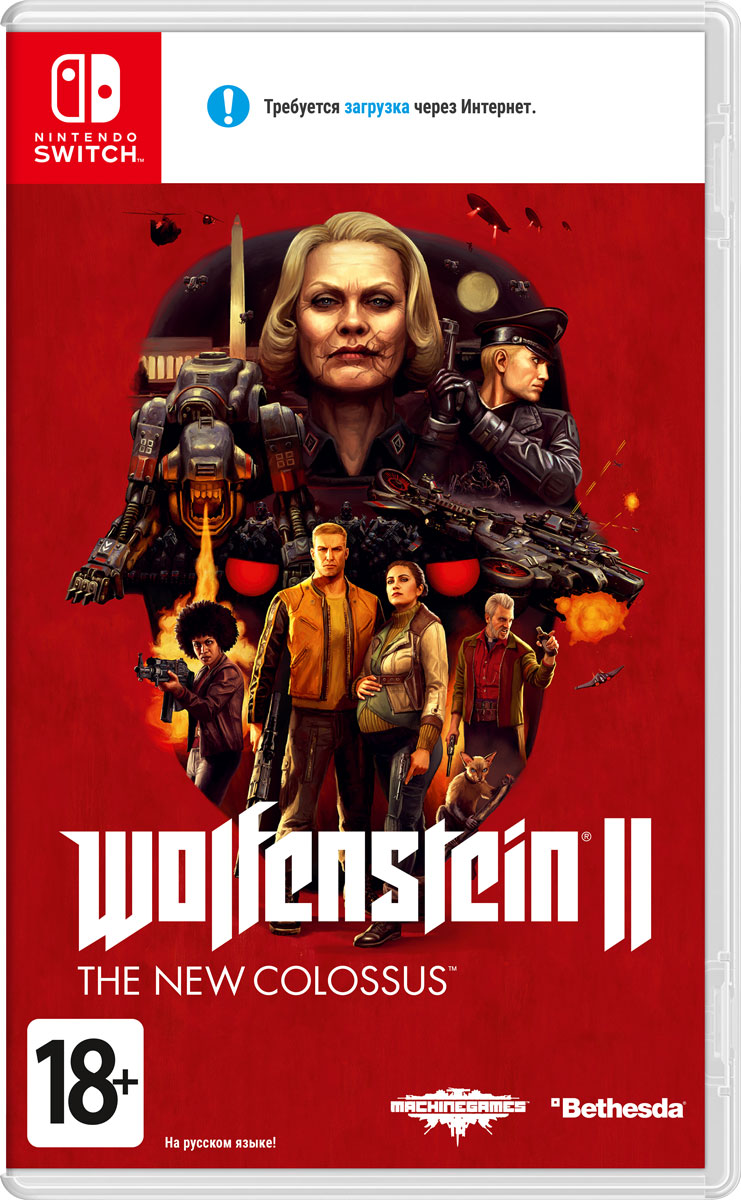 Игра Wolfenstein II: The New Colossus (Nintendo Switch, Русская версия)