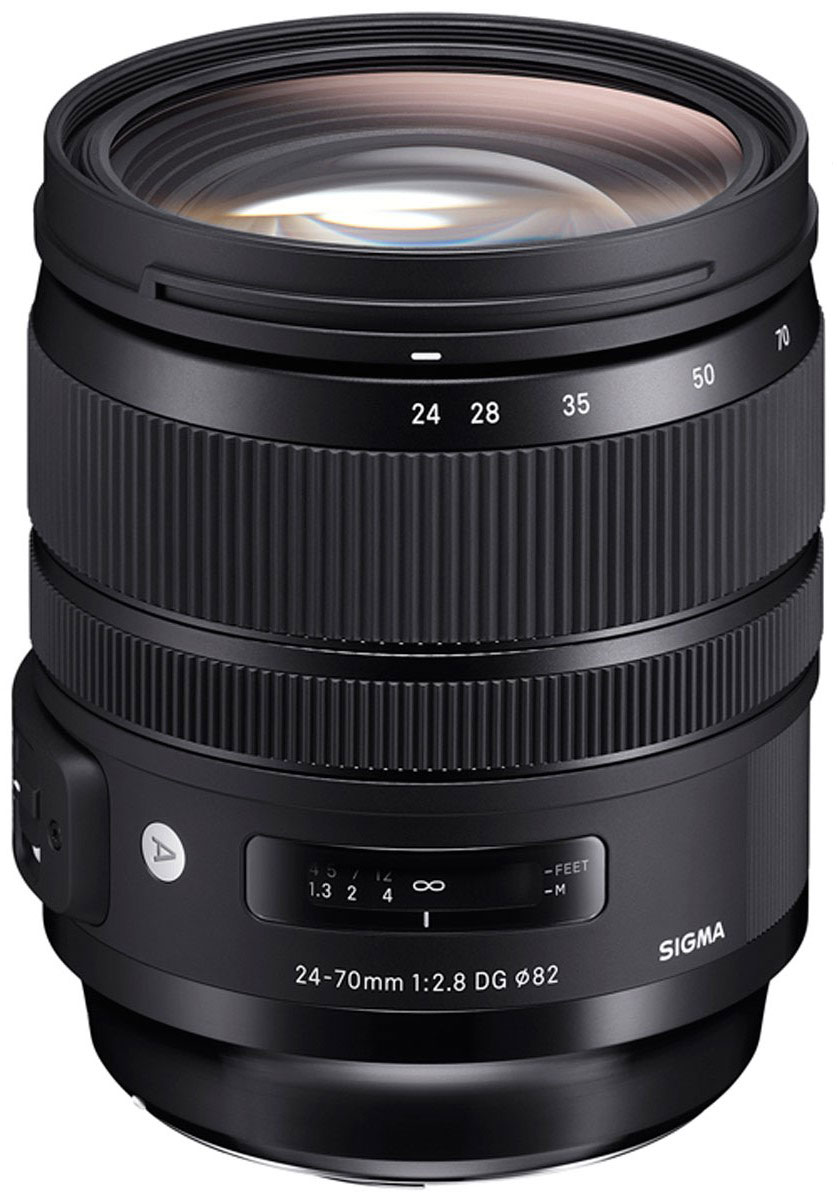 Объектив Sigma AF 24-70 mm F/2.8 DG OS HSM/A, Black для Canon - изображение