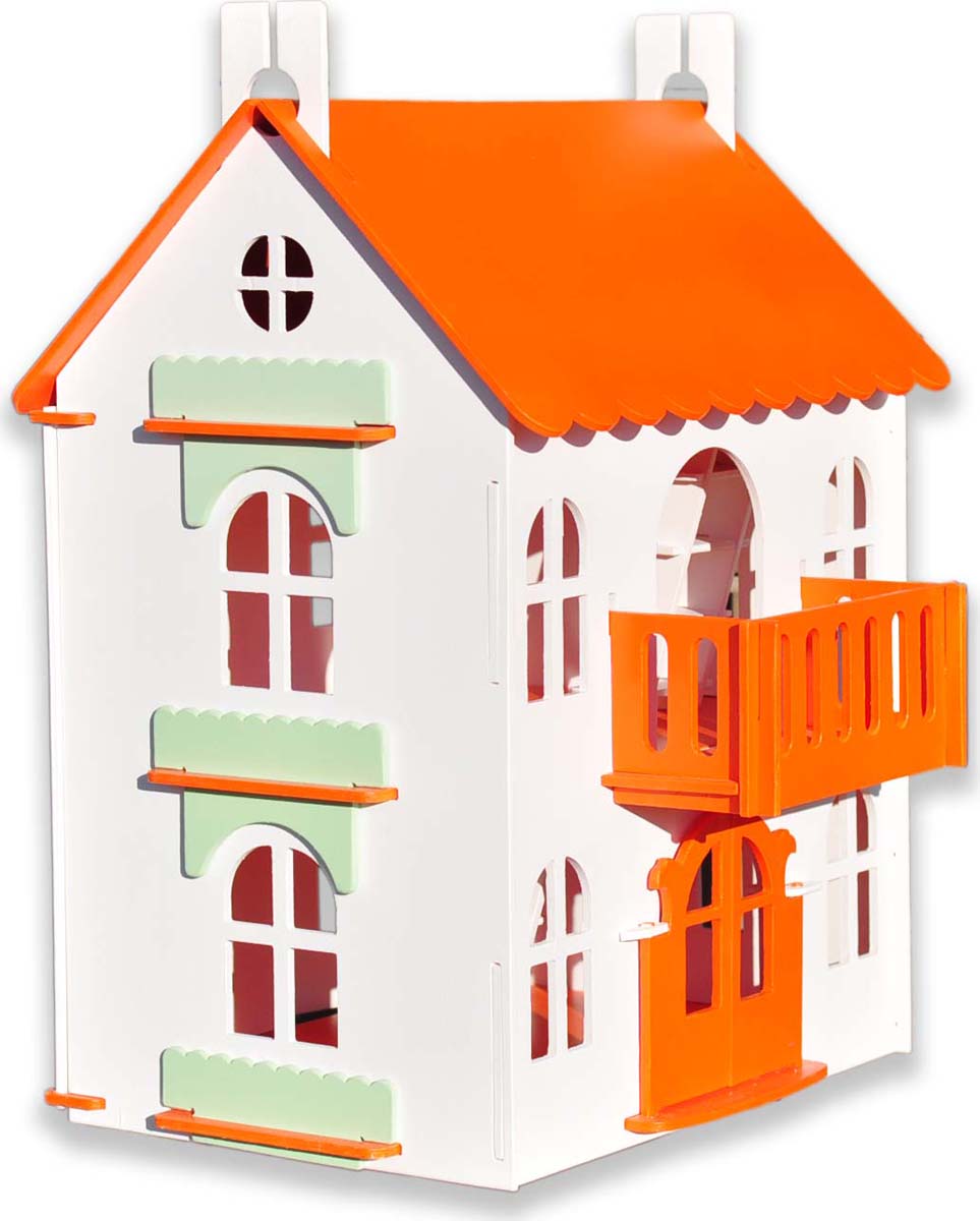 фото Woodlines Кукольный домик Арина цвет оранжевый