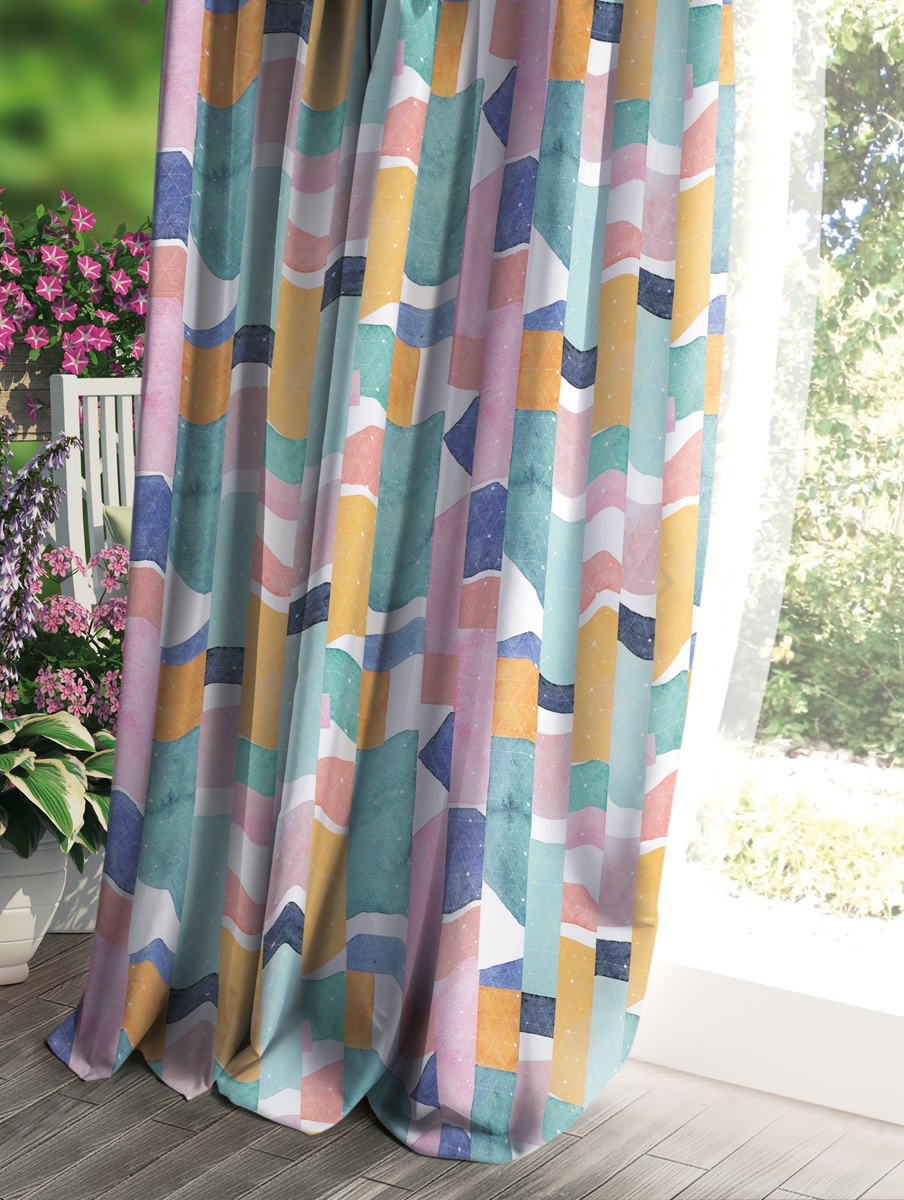 Штора Волшебная ночь Штора Волшебная ночь "Прованс", на ленте, высота ...