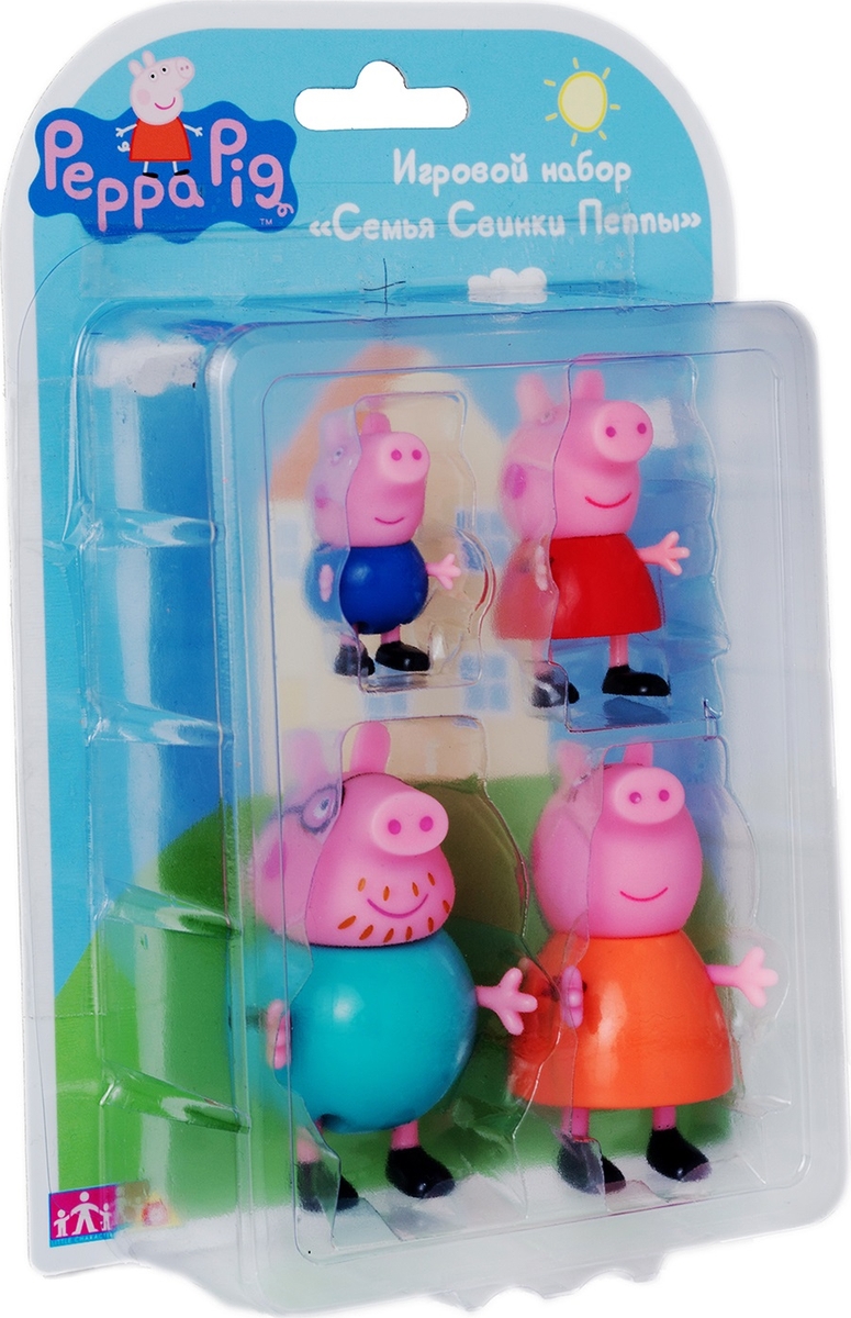фото Peppa Pig Игровой набор Семья Свинки Пеппы Peppa pig (свинка пеппа)