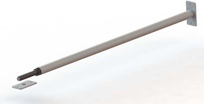 фото Турник в дверной проем СпектрСпорт "Прогресс 2", резьбовой, 85-95 см, цвет: белый