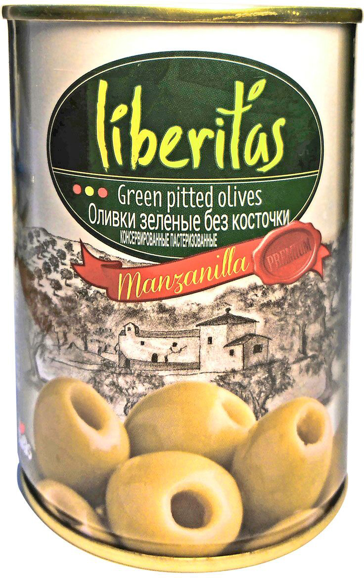 Liberitas Оливки зеленые без косточки, 280 г
