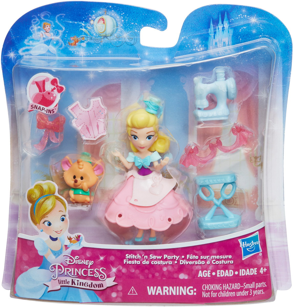 фото Disney Princess Набор фигурок Cinderella Stitch'n Sew Party