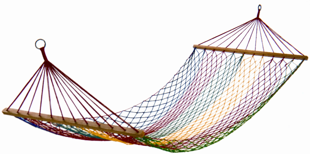 фото Гамак-сетка KingCamp "Net Hammock", цвет: синий, красный, 200 х 100 см