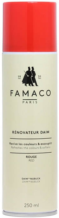 фото Восстановитель цвета для замши, Famaco, красный, 250 мл