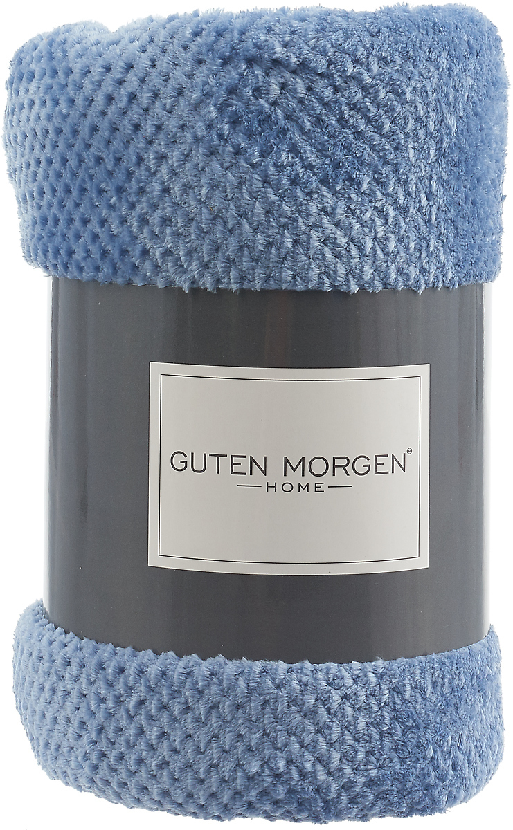 фото Плед-покрывало Guten Morgen "Ривьера", цвет: синий, 180 х 200 см Guten morgen / гутен морген