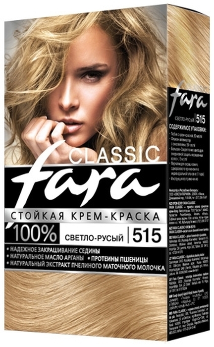 фото Краска для волос Fara Classic 515 светло-русый