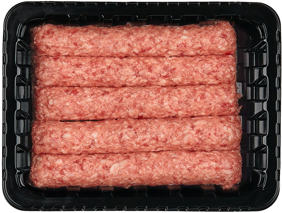 колбаса из мраморной говядины. мираторг колбаски чевапчичи 300 г. сардельки окраина. атм. колбаски мираторг блэк ангус.