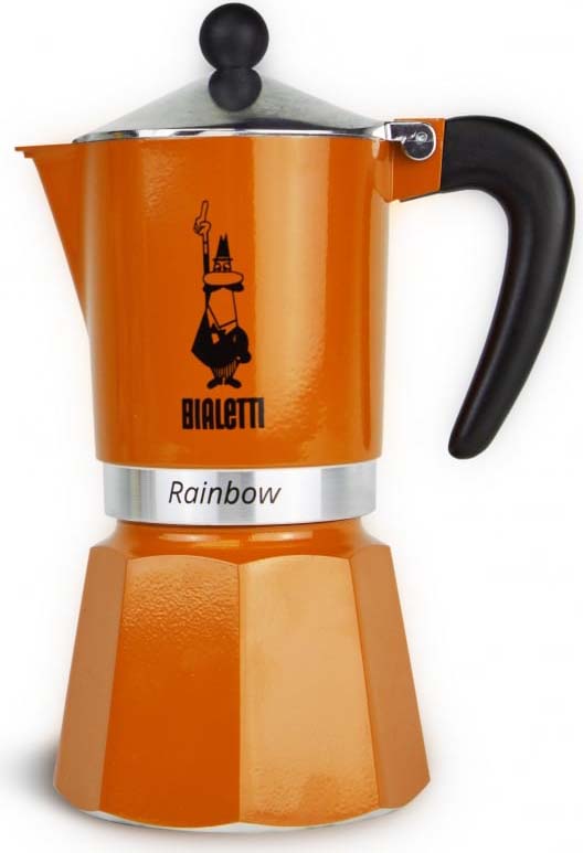 фото Кофеварка гейзерная Bialetti "Rainbow", цвет: оранжевый, на 6 чашек