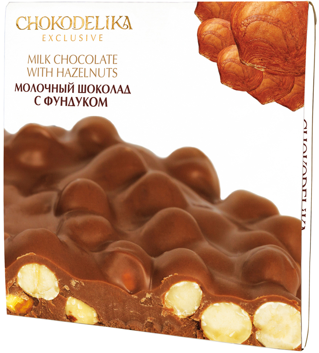 Шоколад молочный с фундуком Chokodelika, 160 г — купить в интернет ...