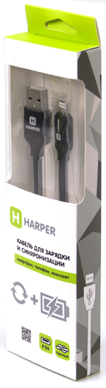 фото Harper SCH-530, Black кабель USB - Lightning (1 м)