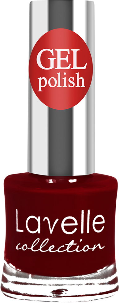 фото Lavelle Collection лак для ногтей GEL POLISH тон 18 бордово-красный, 10 мл