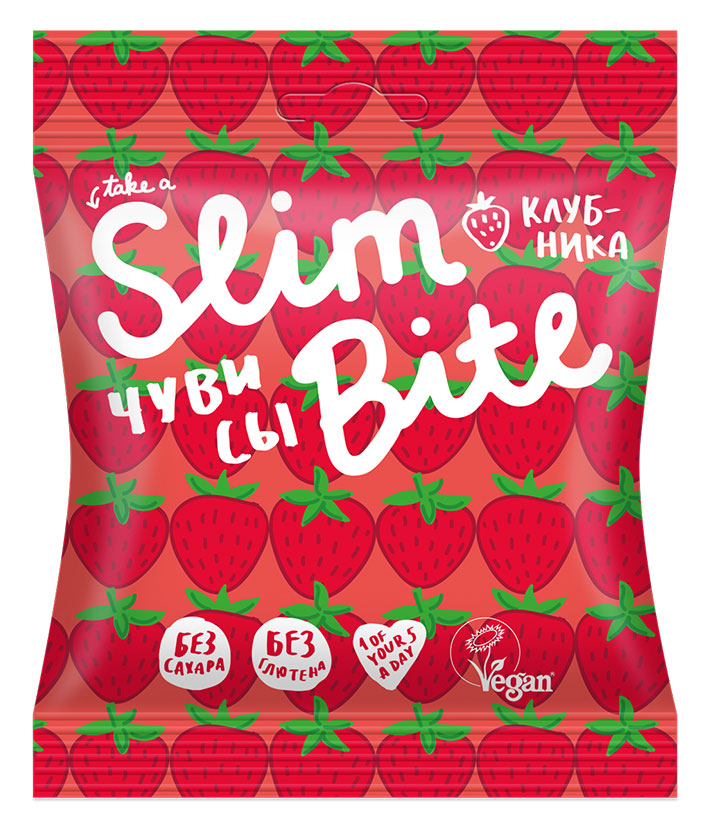 фото Take a Bite Slim Unicorn мармелад чувисы клубника, 20 г Take a slim bite