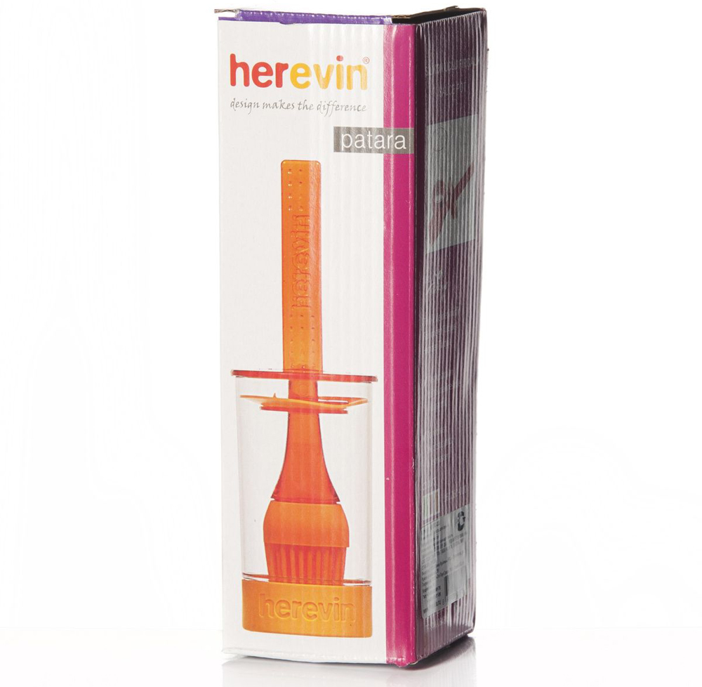 фото Емкость для соуса "Herevin", 161260-000, с кисточкой, 250 мл, цвет в ассортименте