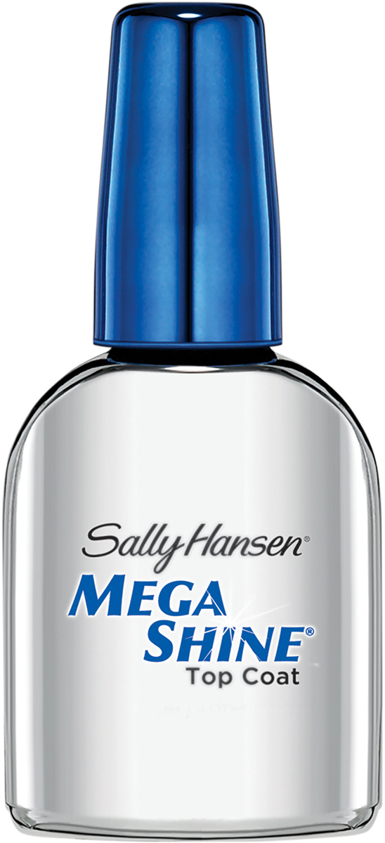 Sally Hansen Nailcare Mega shine верхнее покрытие-сушка с зеркальным блеском, 12 мл