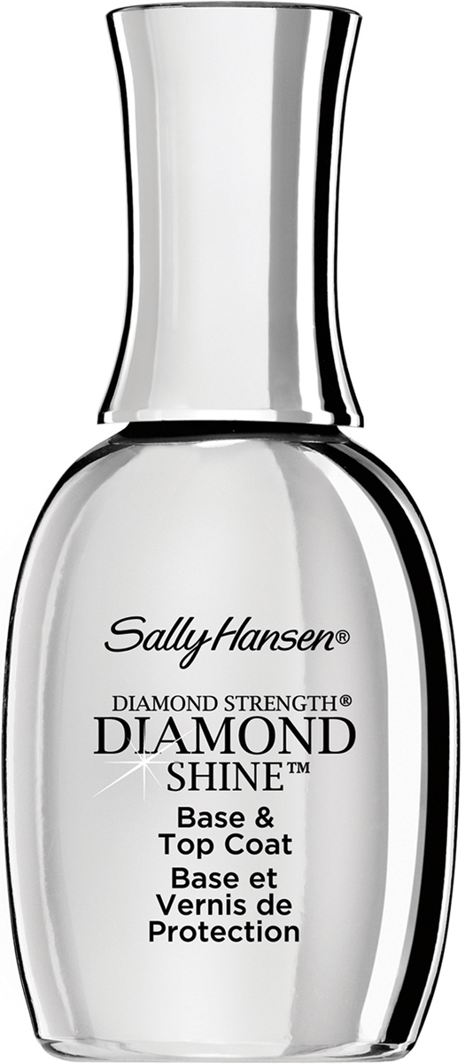 фото Sally Hansen Nailcare Diamond strength средство 2в1: база и верхнее покрытие для укрепления и блеска, 13 мл