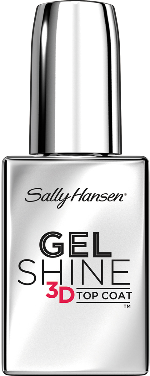 фото Sally Hansen Nailcare Gel shine верхнее покрытие с гелевым блеском 3d, 13 мл