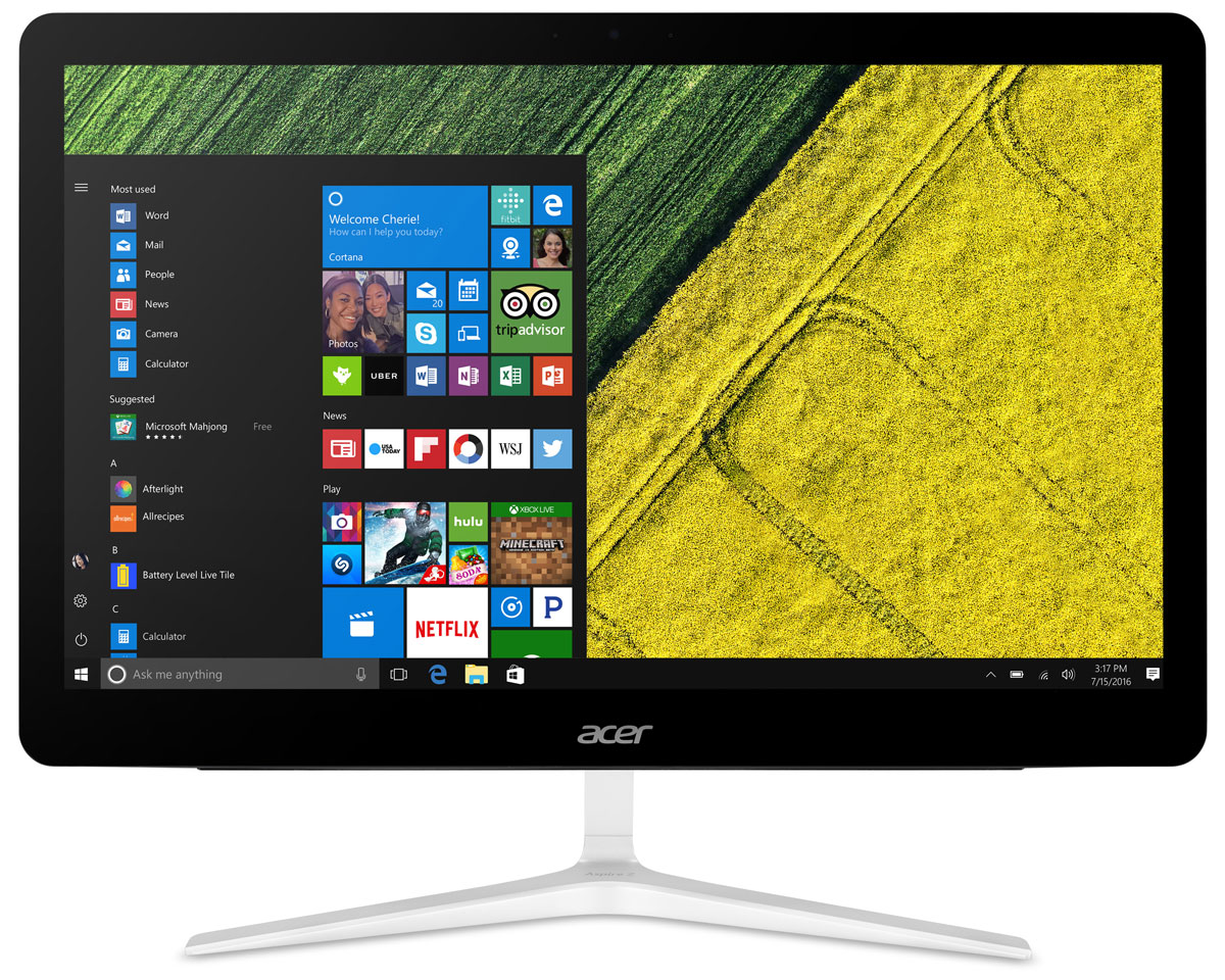 фото Моноблок Acer Aspire Z24-880, DQ.B8TER.021, 23.8", серебристый