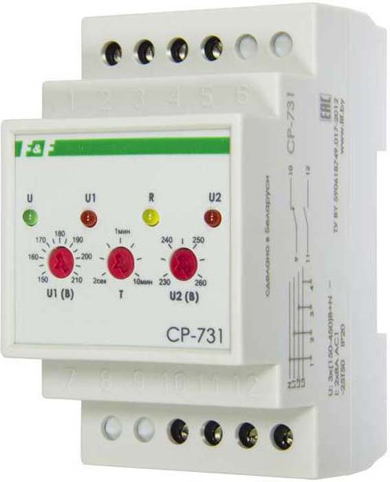 Реле контроля напряжения евроавтоматика