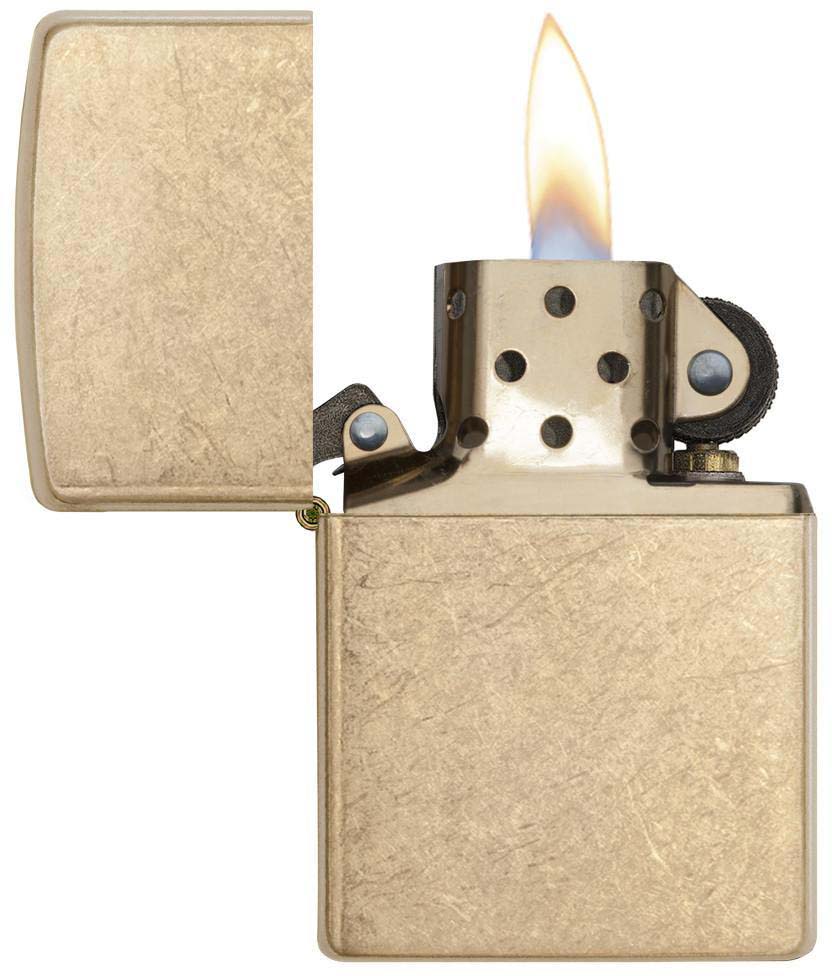 фото Зажигалка Zippo "Armor", цвет: золотистый, 3,6 х 1,2 х 5,6 см. 47055