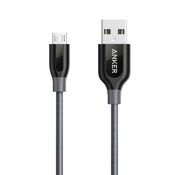 Anker Powerline USB - micro USB кабель (0,9 м), Grey