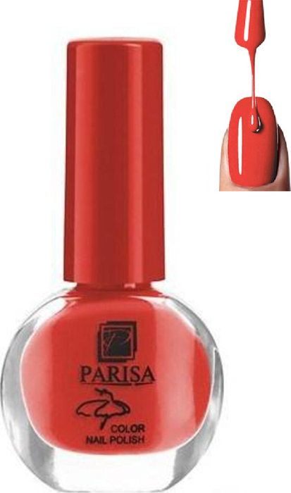 Parisa Лак для ногтей, тон № 33 рубиново-красный матовый, 7 мл