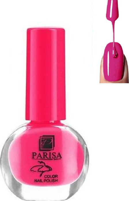 Parisa Лак для ногтей, тон №62 розовый неон матовый, 7 мл