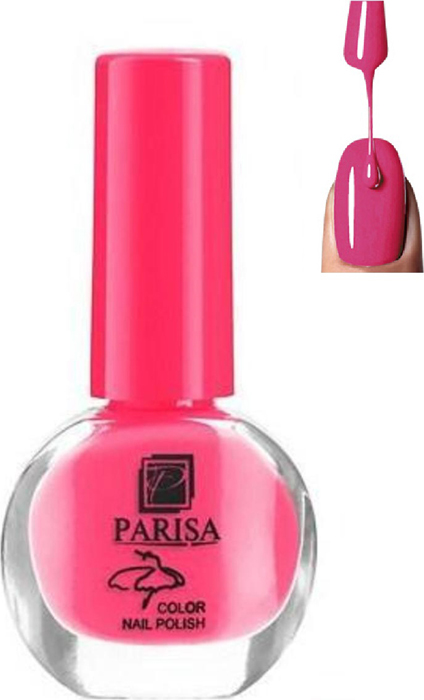 Parisa Лак для ногтей, тон №65 розовый неон матовый, 7 мл