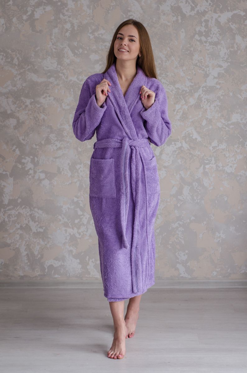Фиолетовый халат