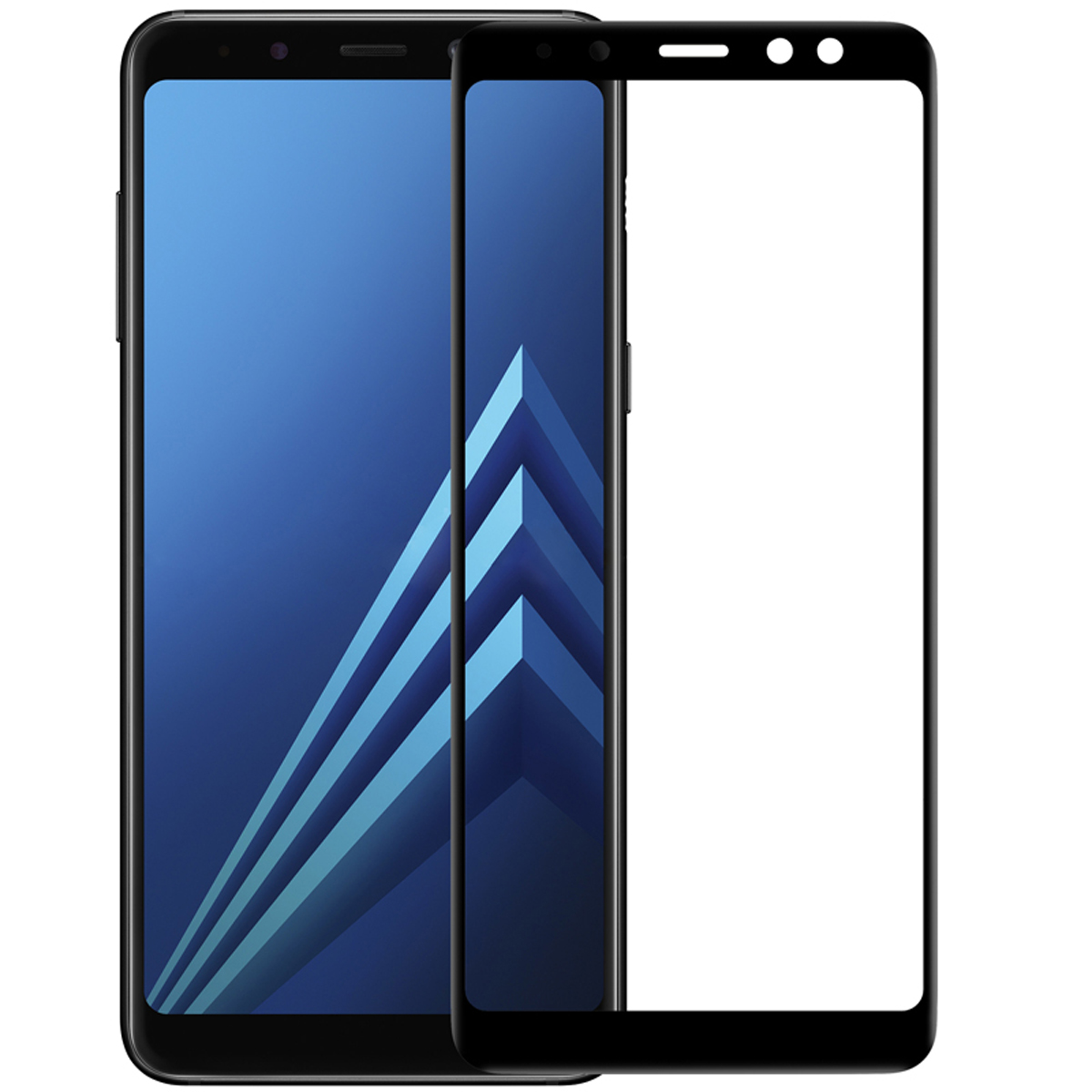 фото Защитное стекло Nillkin 3D CP+MAX Anti-Explosion для Samsung Galaxy A8 (2018), Black