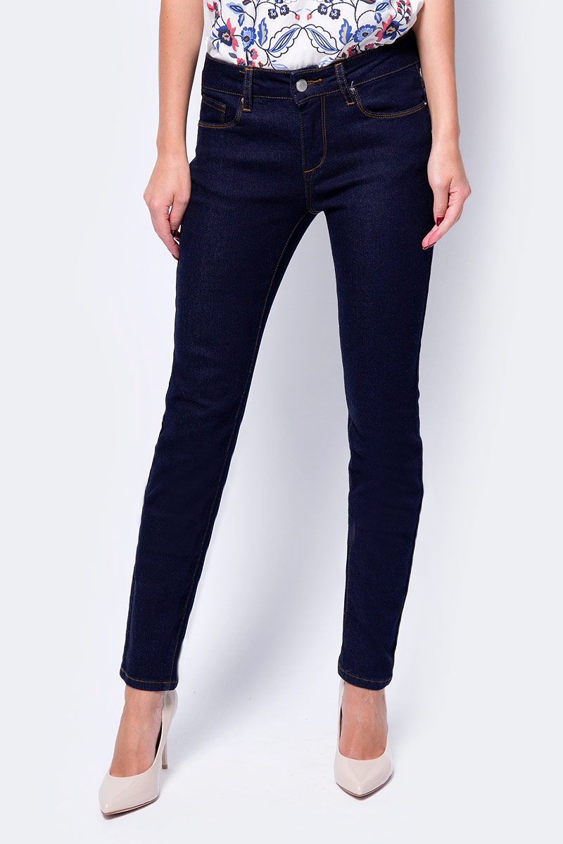 Черно синие джинсы женские
