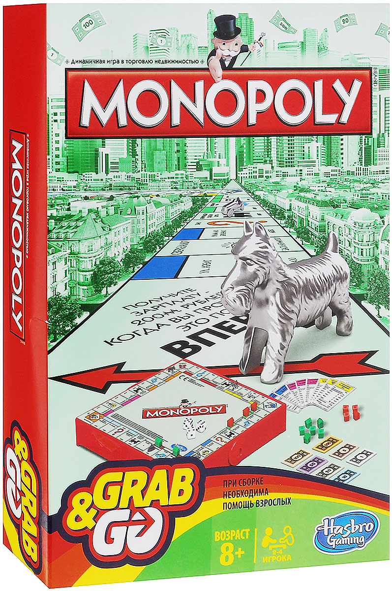 фото Hasbro Games Настольная игра Монополия. Дорожная версия Monopoly