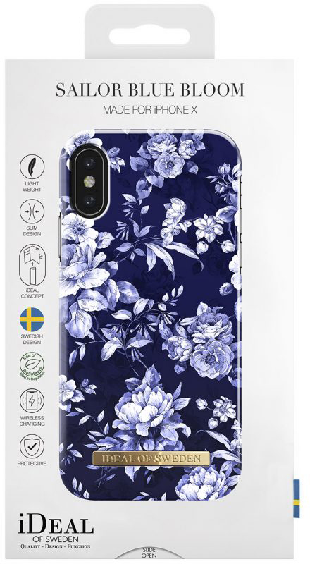 фото iDeal чехол для Apple iPhone X, Sailor Blue Bloom