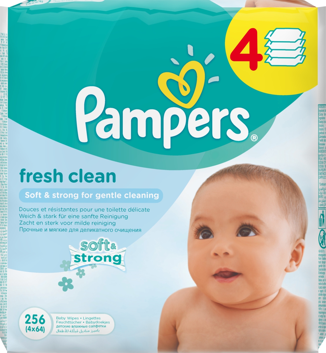 фото Pampers Детские влажные салфетки Baby Fresh Clean 256 шт