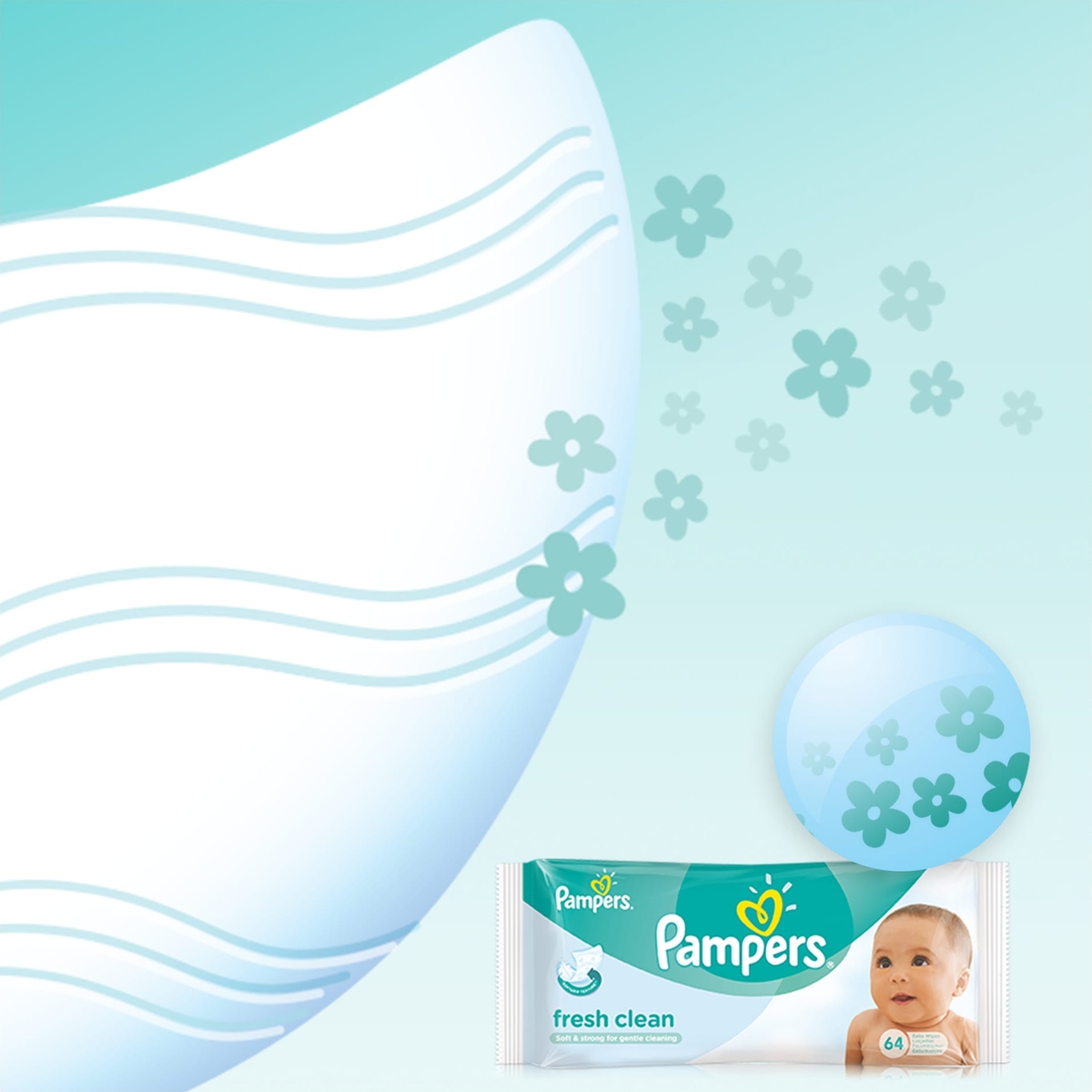 фото Pampers Детские влажные салфетки Baby Fresh Clean 256 шт