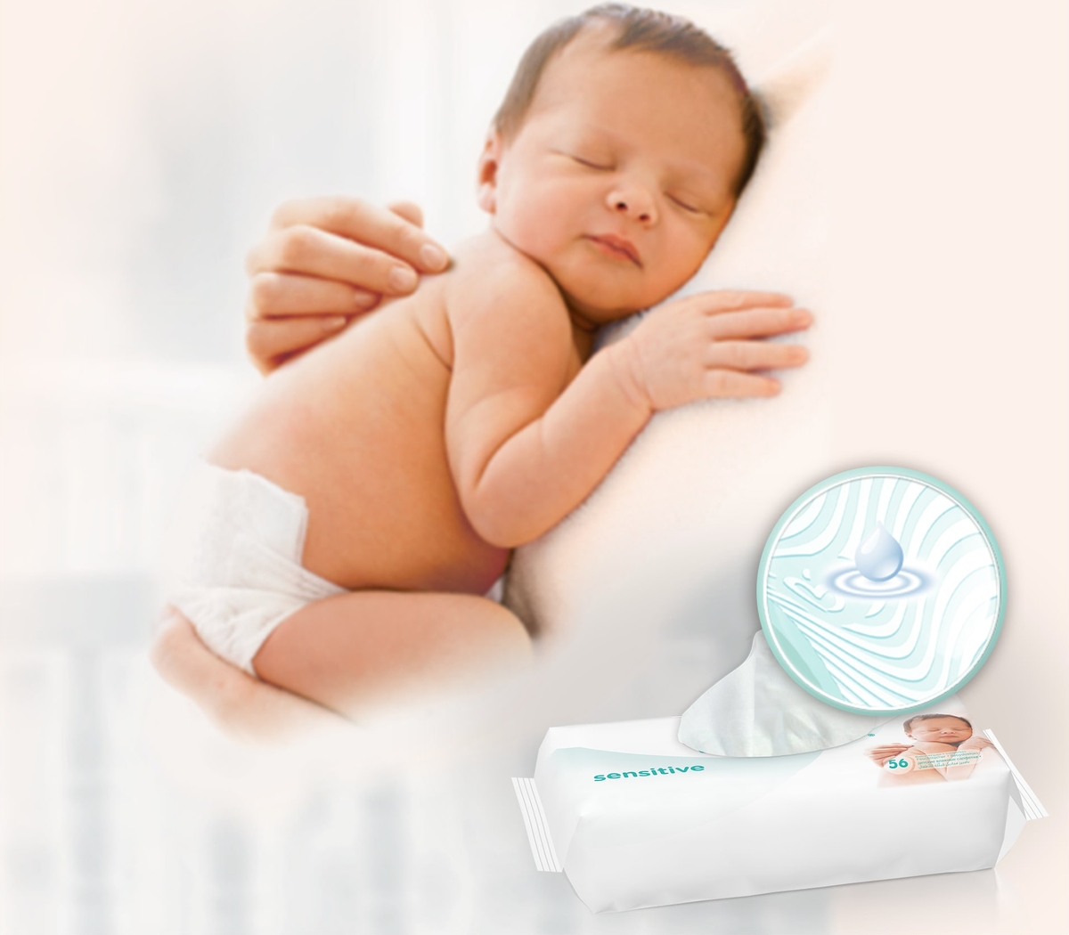 фото Pampers Детские влажные салфетки Sensitive 112 шт