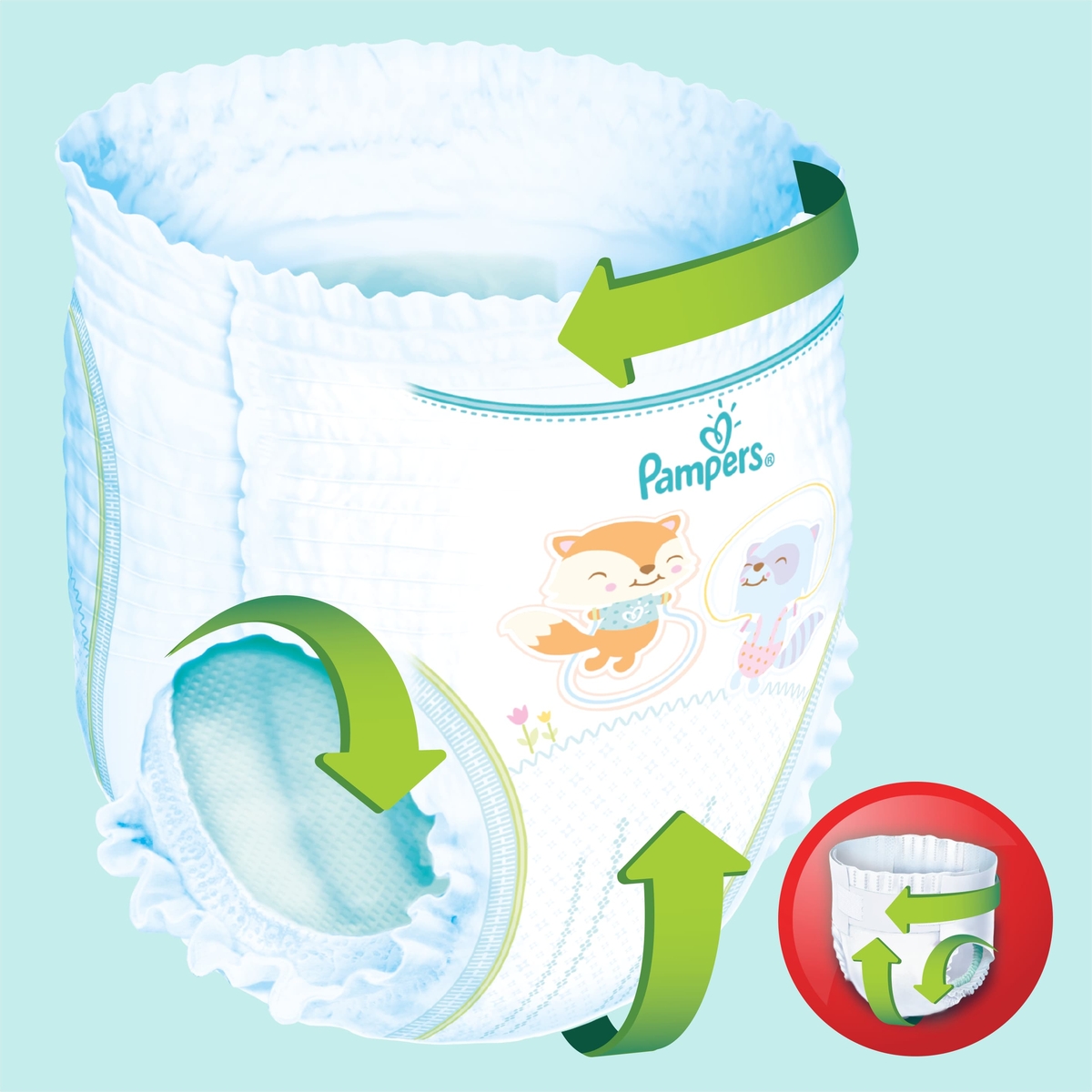 фото Pampers Pants Трусики 9-15 кг (размер 4) 52 шт