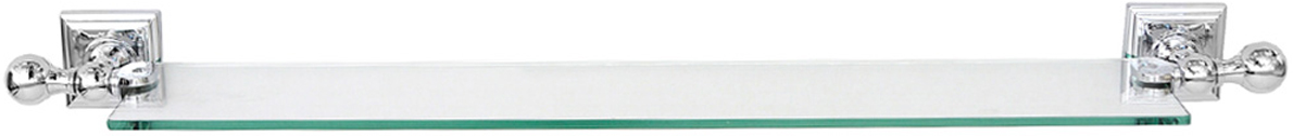 фото Полка Wess Roytend chrome, прямоугольная, цвет: серебристый, 73,5 х 12 х 6 см. W01-01
