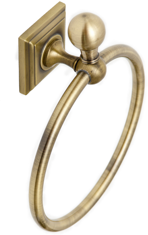 фото Держатель для полотенца Wess "Roytend antique bronze", кольцо, цвет: бронза. W14-02