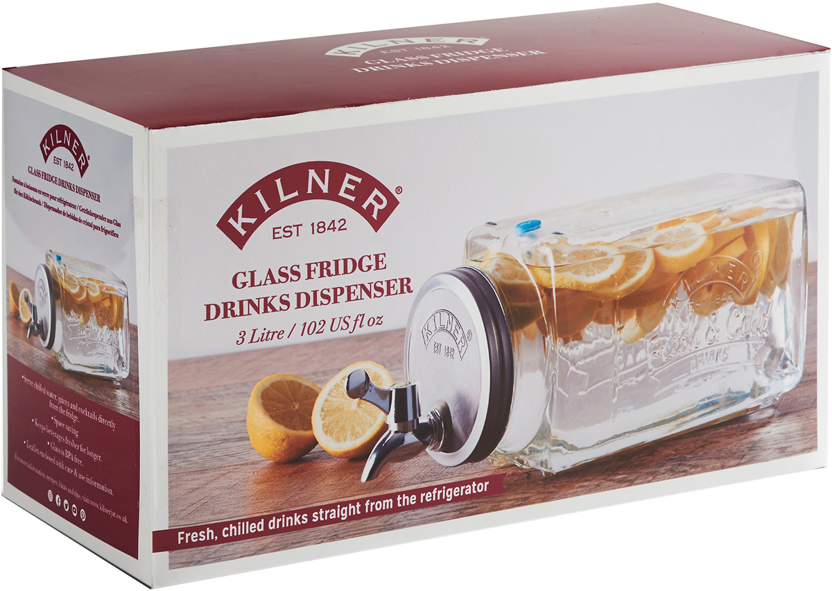 фото Диспенсер для напитков "Kilner", 3 л