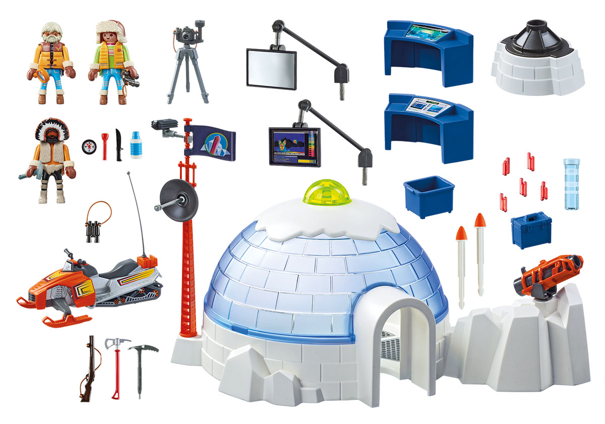 фото Playmobil Игровой набор Полярная экспедиция Штаб-квартира арктической экспедиции