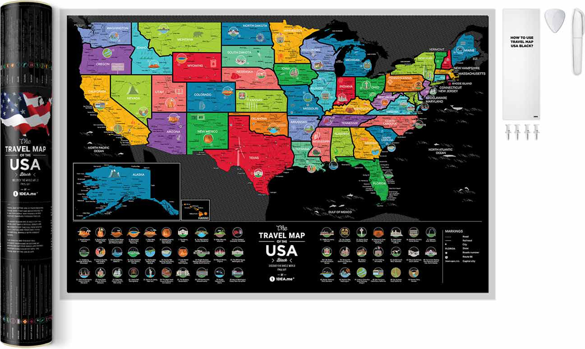 Usa 40. Карта Travel Map. Тревел МЭП. Скретч карта 1idea. USA Travel Map.