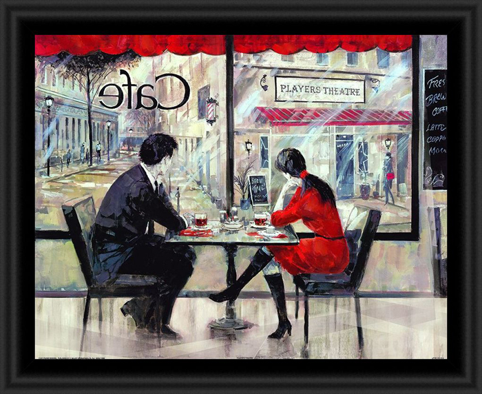 фото Картина Dekart "Пара в кафе 2", 67 х 82 х 2 см