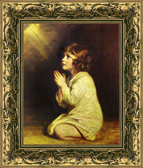 фото Картина Dekart "Молящийся мальчик", 66 х 76 х 5 см